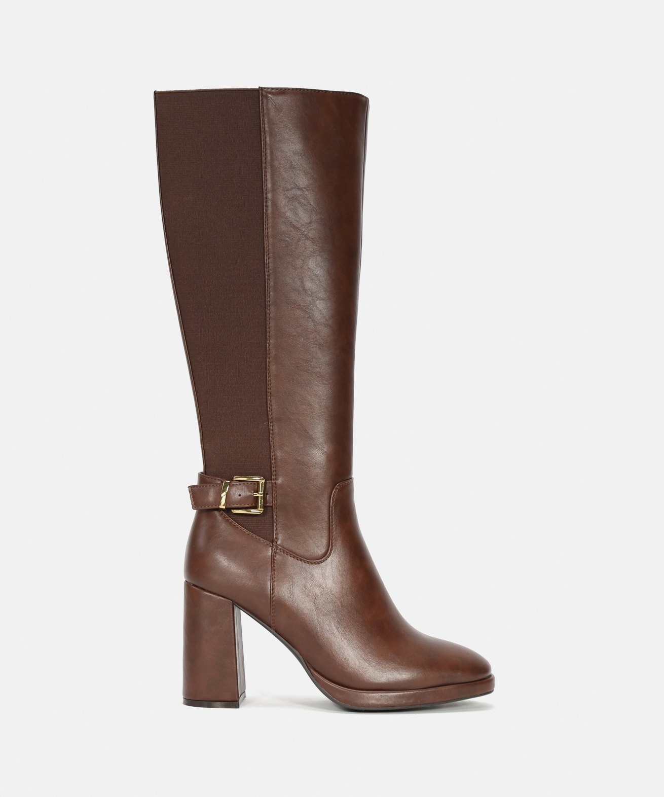 Botas altas tacón hebilla